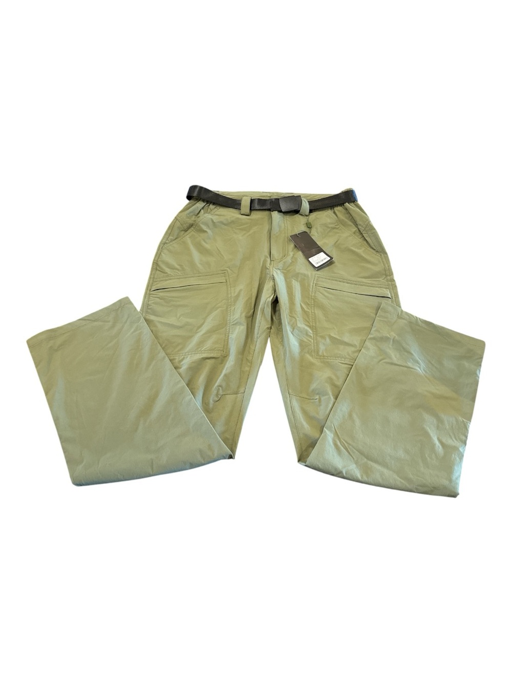 Men's Olive Green Free Soldier Utility Pants with Belt